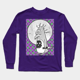 Odafin The Seriously Deranged Penguin Long Sleeve T-Shirt